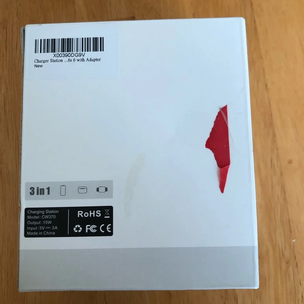 NIB New in Box IPhone 3 in 1 Charging Station